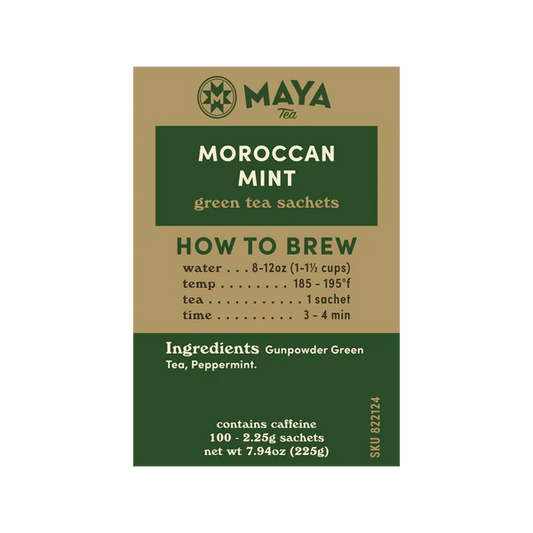 Morrocan Mint Green Tea - Maya Tea