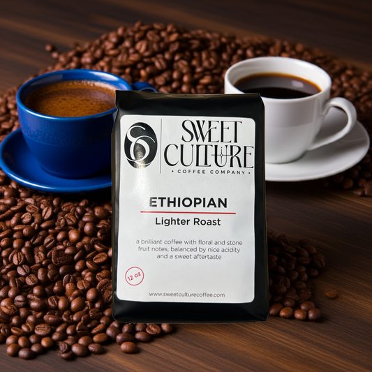 Ethiopian Coffee - 12oz - Lighter Roast