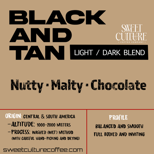 SC Black & Tan Coffee - 12oz
