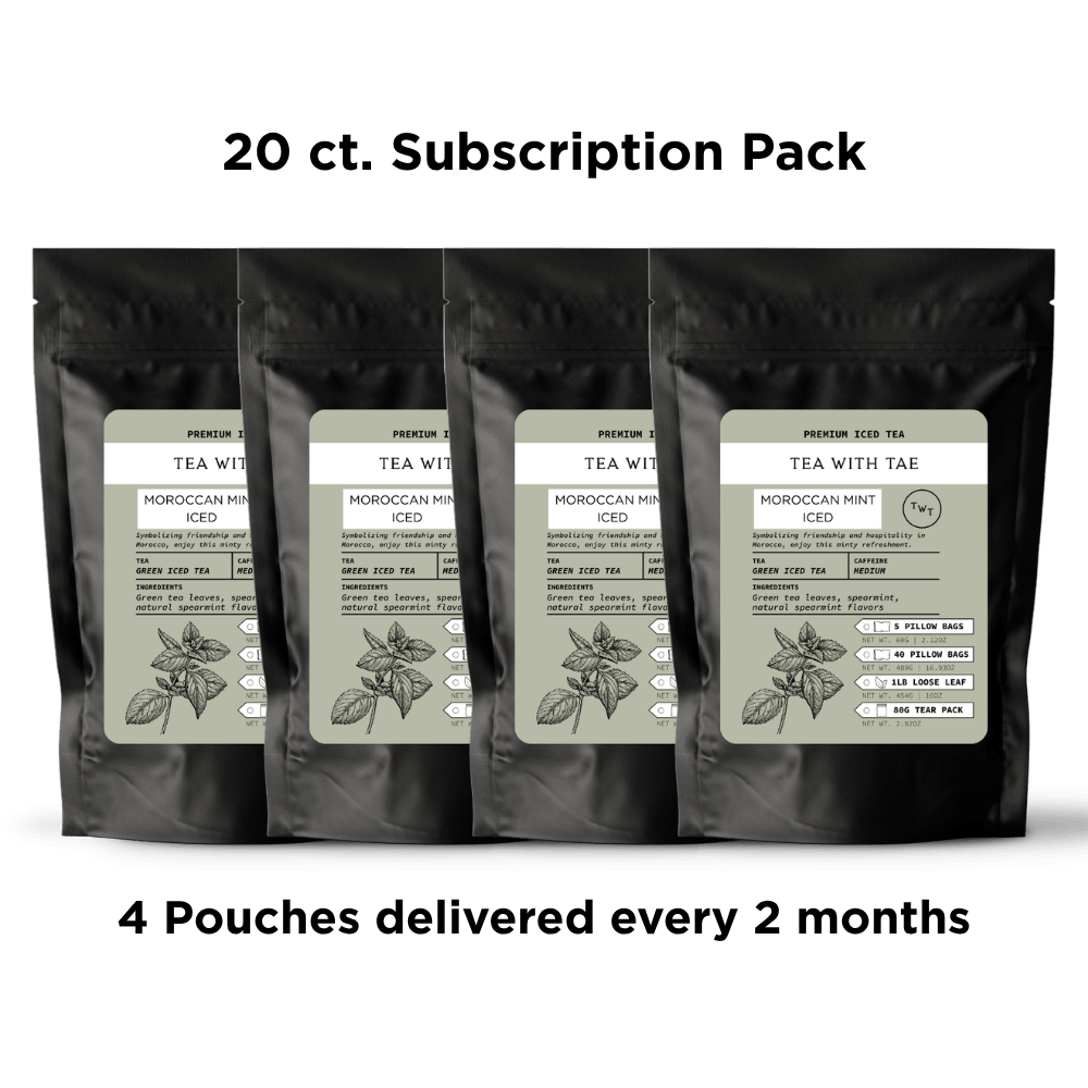 Moroccan Mint Green Iced Tea Pouch