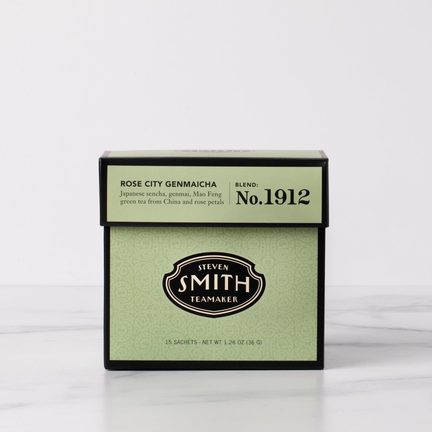 Rose City Genmaicha No. 1912 Green Tea Box by Steven Smith Teamaker