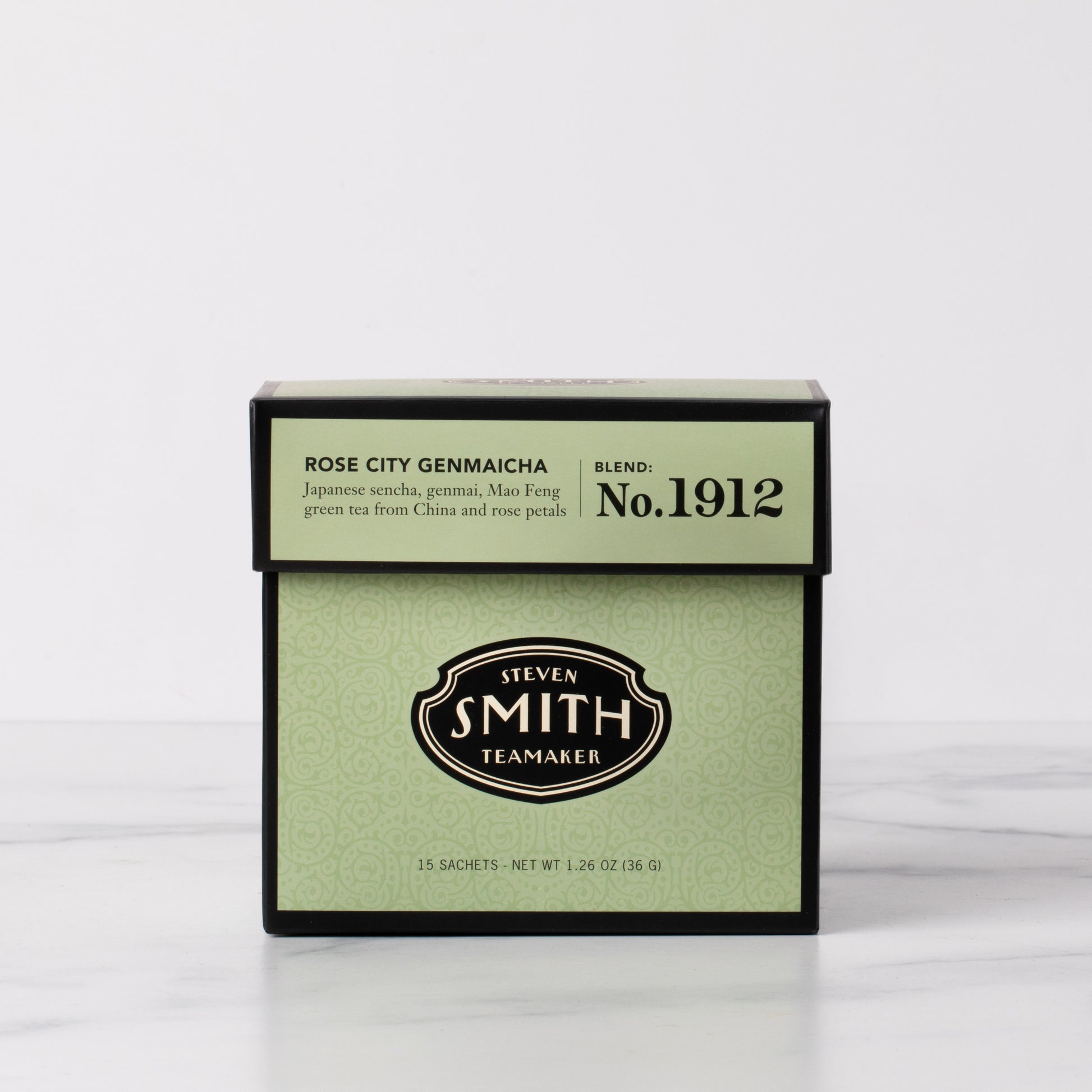 Rose City Genmaicha No. 1912 Green Tea Box by Steven Smith Teamaker