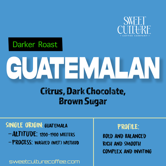 Guatemalan Coffee - 12oz - Darker Roast