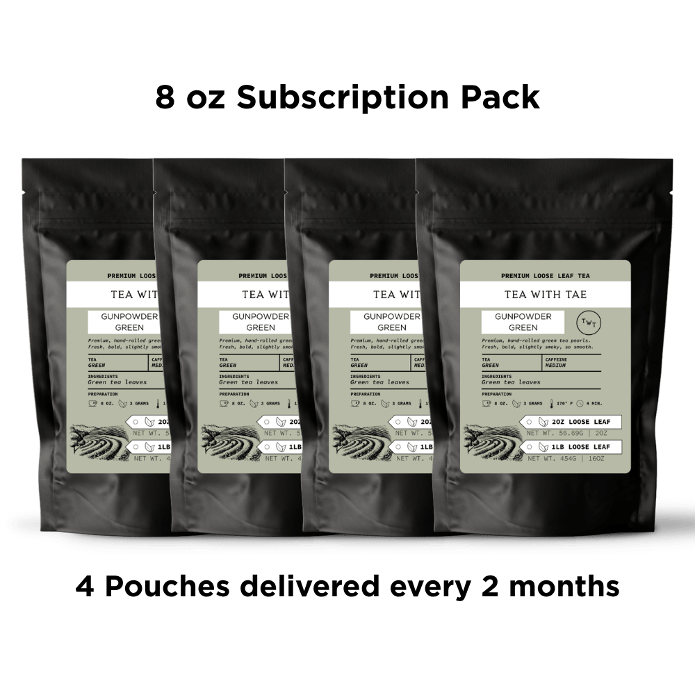 Gunpowder Green Loose Leaf Tea Pouch (2oz. or 1lb.)