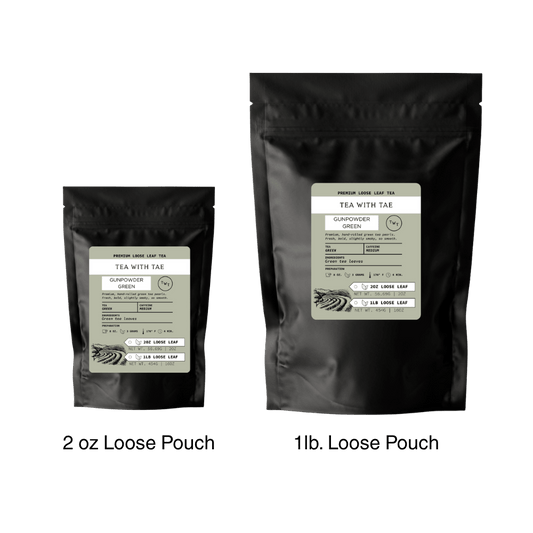 Gunpowder Green Loose Leaf Tea Pouch (2oz. or 1lb.)