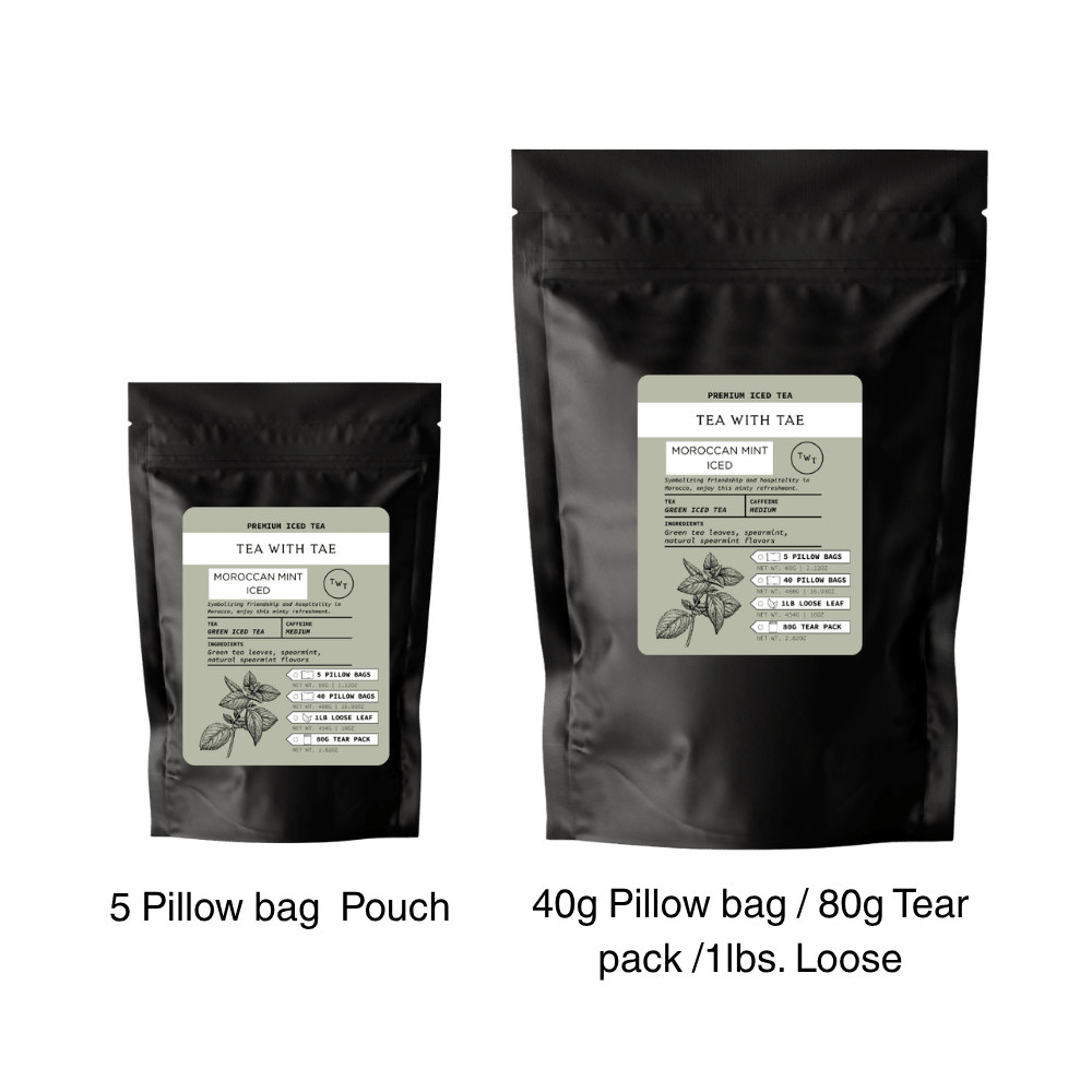 Moroccan Mint Green Iced Tea Pouch