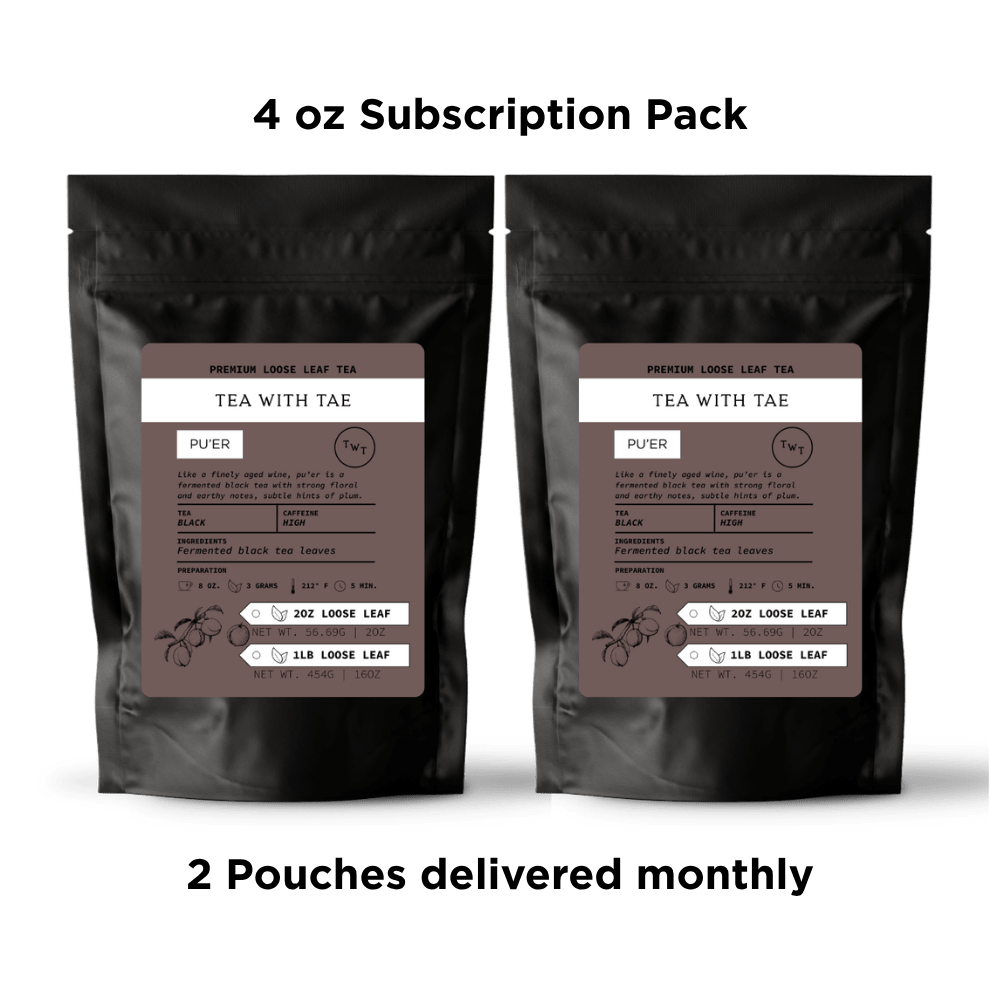 Pu'er Loose Leaf Tea Pouch (2oz. or 1lb.)