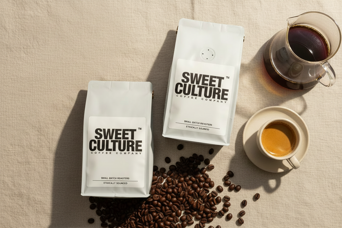 SweetCulture Hero Banner with Carafe