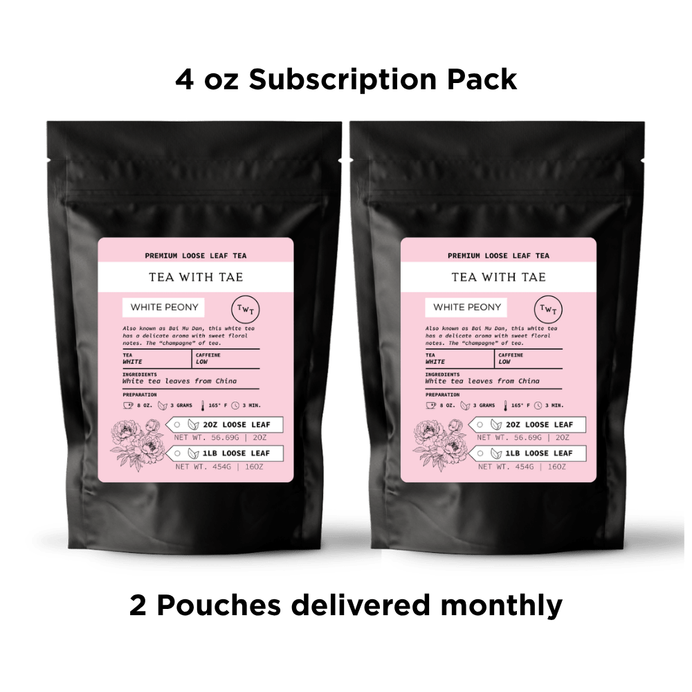 White Peony Loose Leaf Tea Pouch (2oz. or 1lb.)