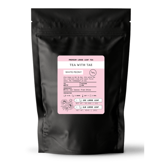 White Peony Loose Leaf Tea Pouch (2oz. or 1lb.)